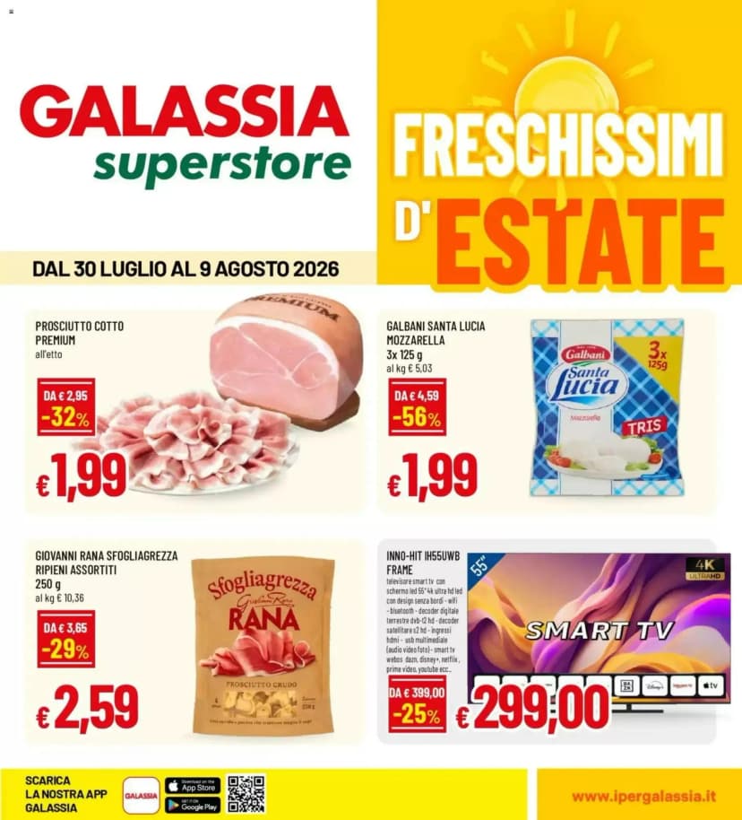 Volantino Galassia
