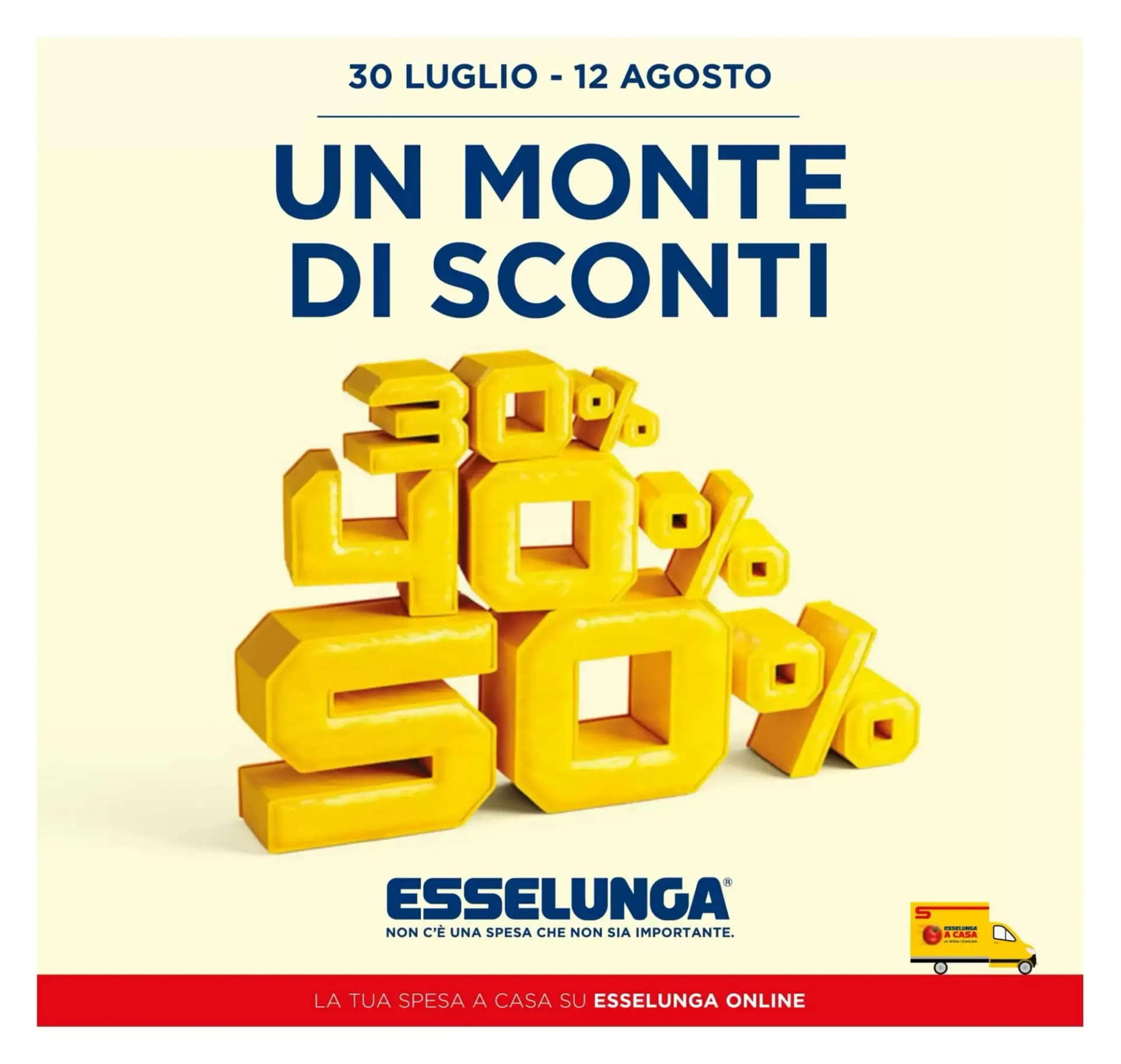 Pagina 1 - Anteprima Volantino Esselunga: Offerte valide dal 30 Luglio al 12 Agosto 2026