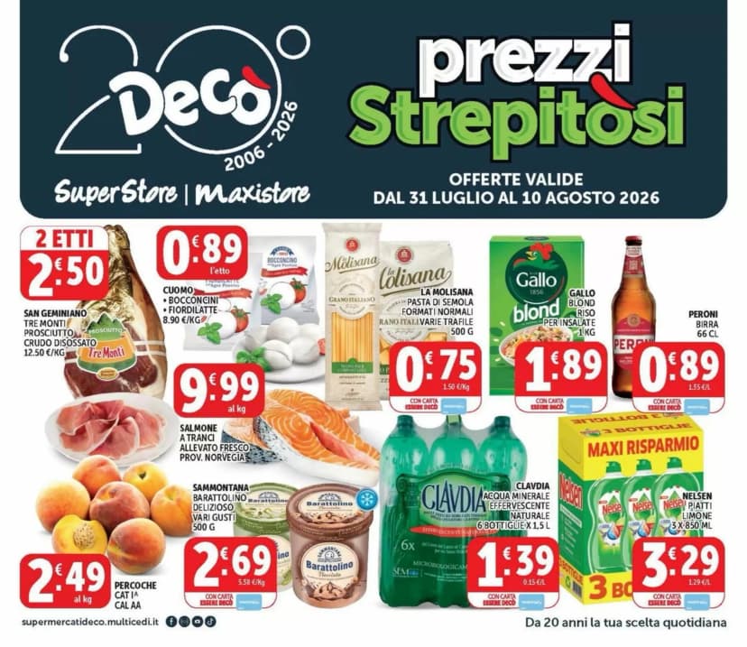 Volantino Decò Market