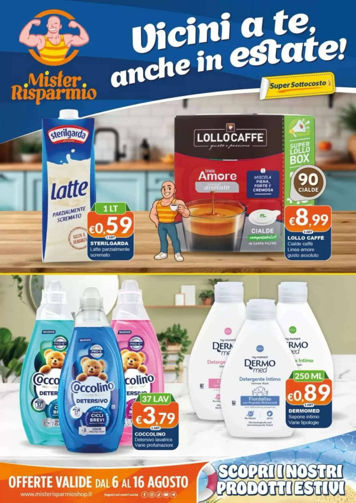 Copertina volantino Mister Risparmio