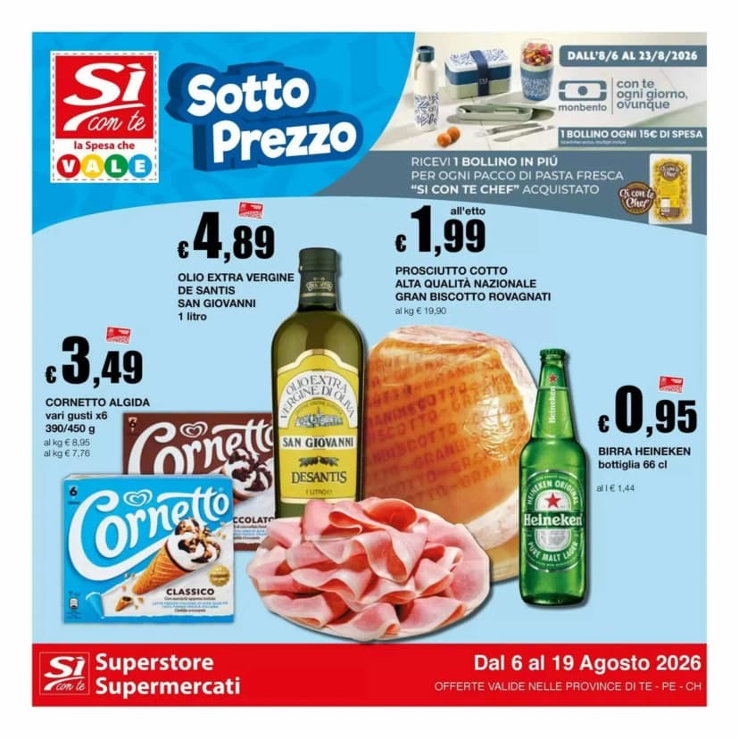 Volantino Si con te supermercato