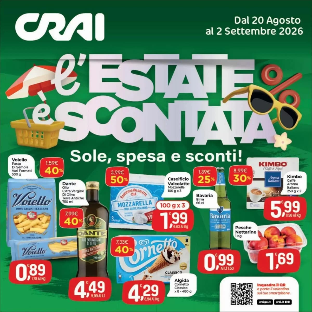 Copertina volantino Crai