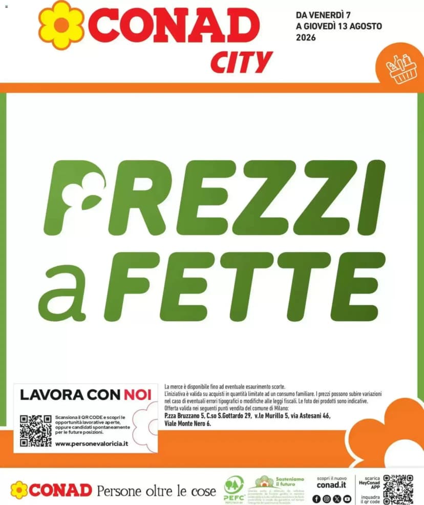 Volantino Conad City