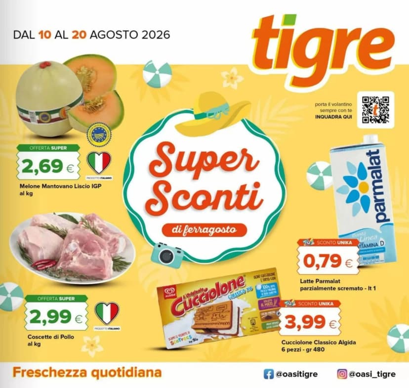 Volantino Tigre