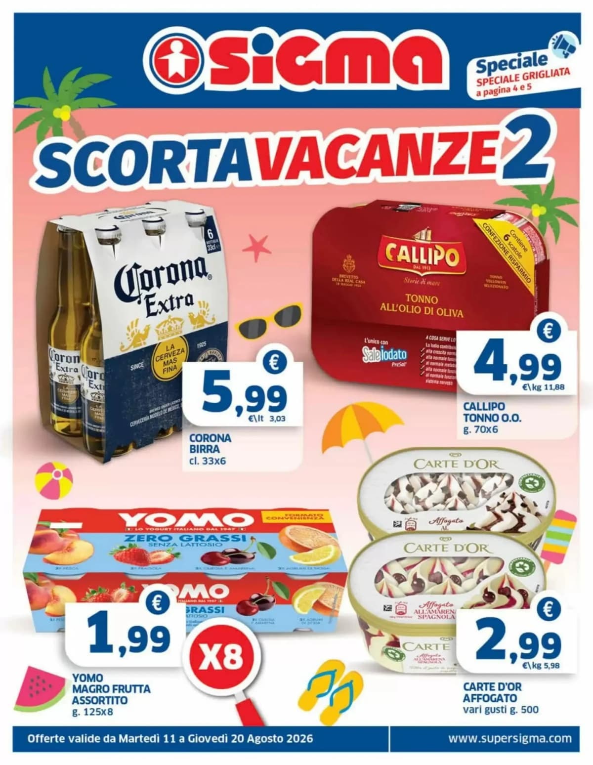 Copertina volantino Sigma