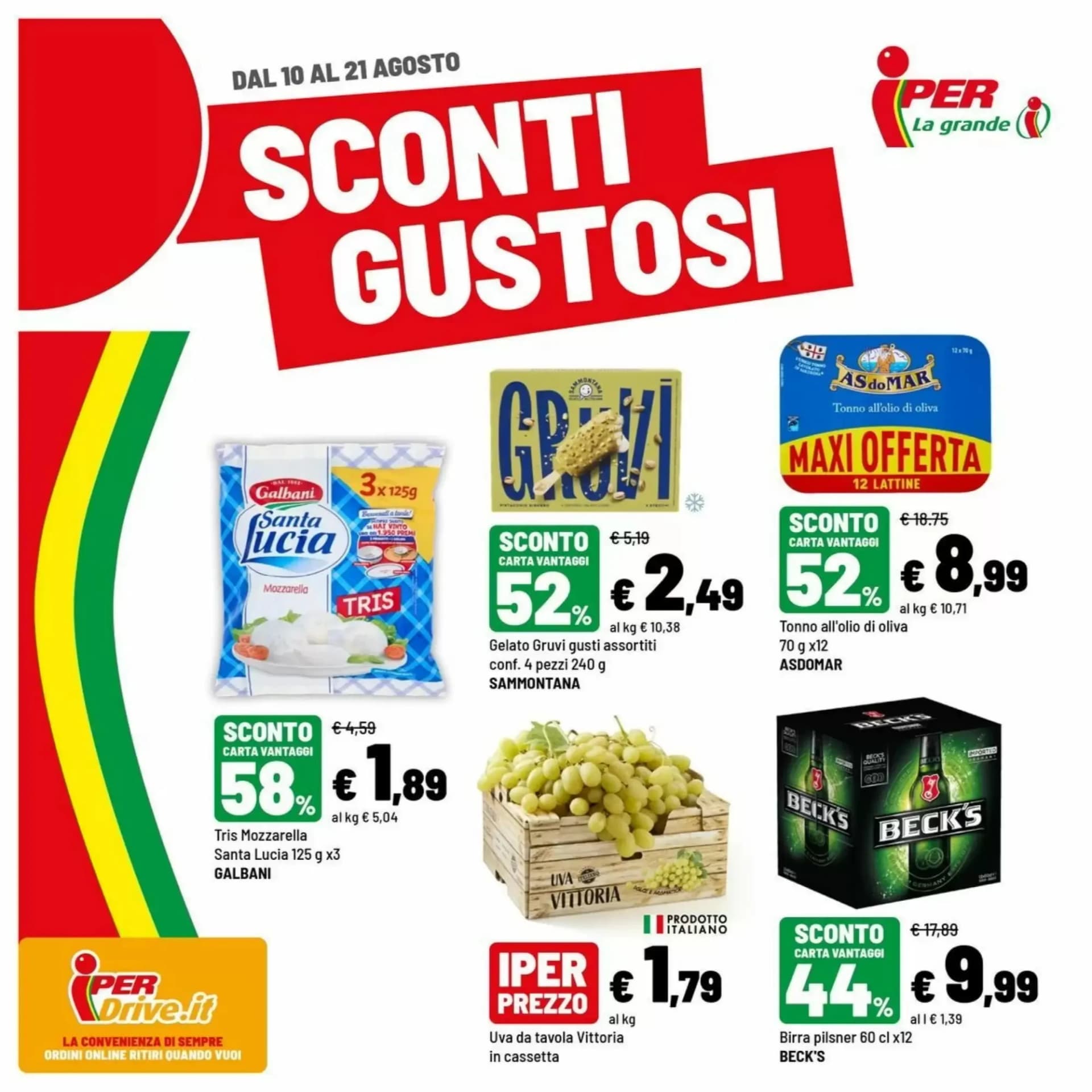 Pagina 1 - Anteprima Volantino Iper La Grande I: Offerte valide dal 10 Agosto 2026 al 21 Agosto 2026