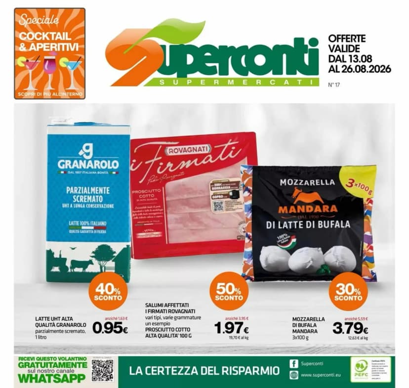 Volantino Grandi Magazzini Superconti