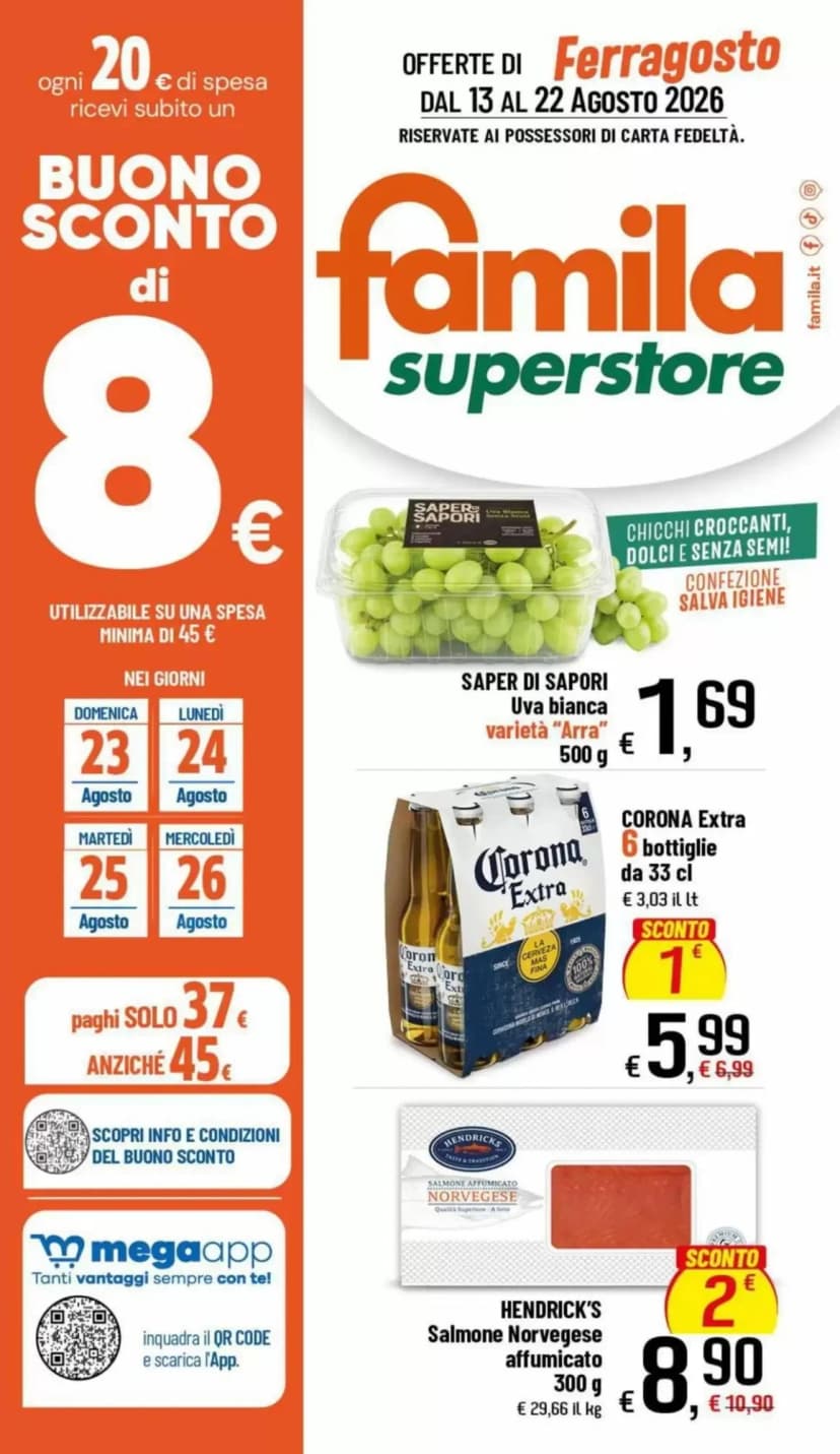 Volantino Famila Superstore