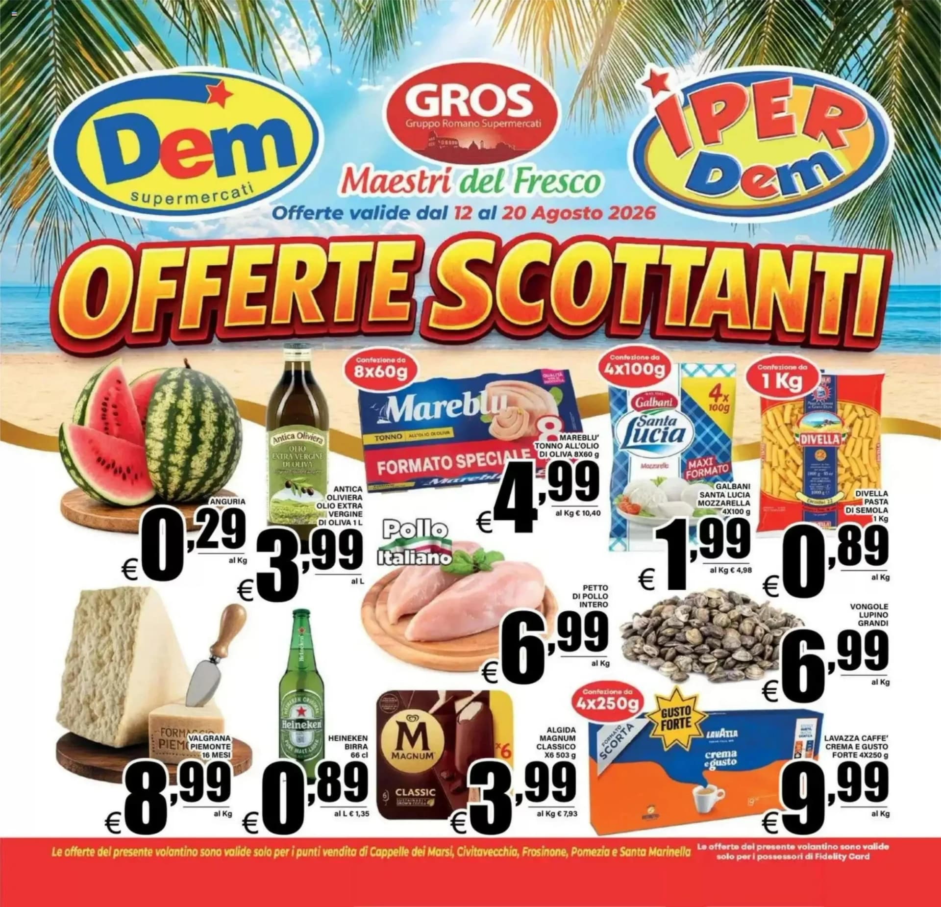 Pagina 1 - Anteprima Volantino Dem: Offerte valide dal 12 Agosto 2026 al 20 Agosto 2026