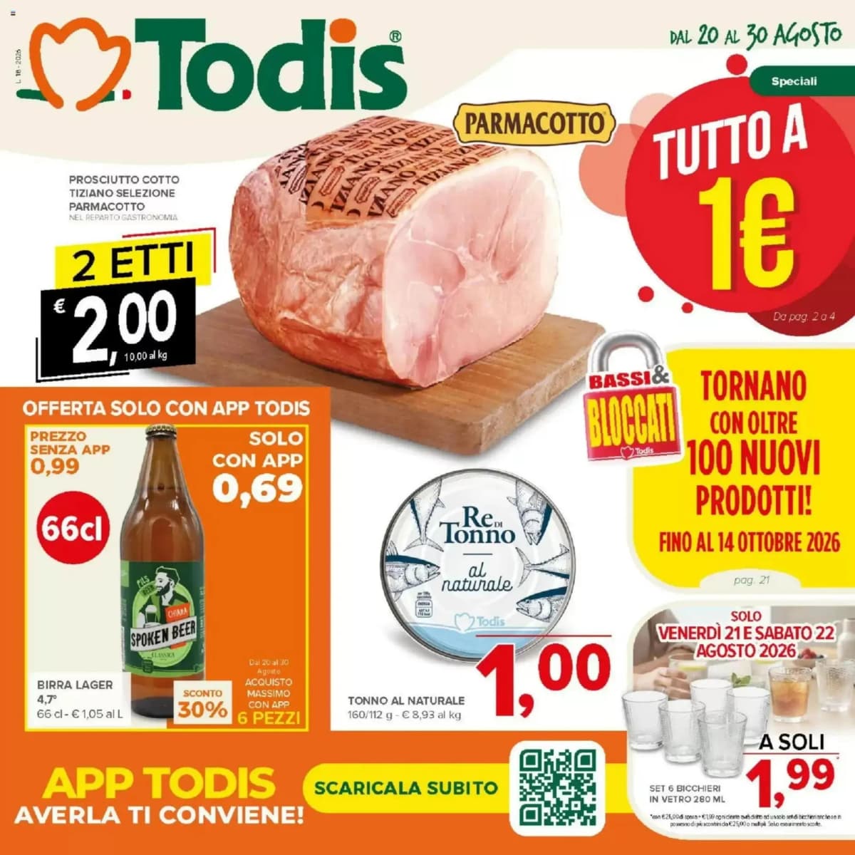 Copertina volantino Todis