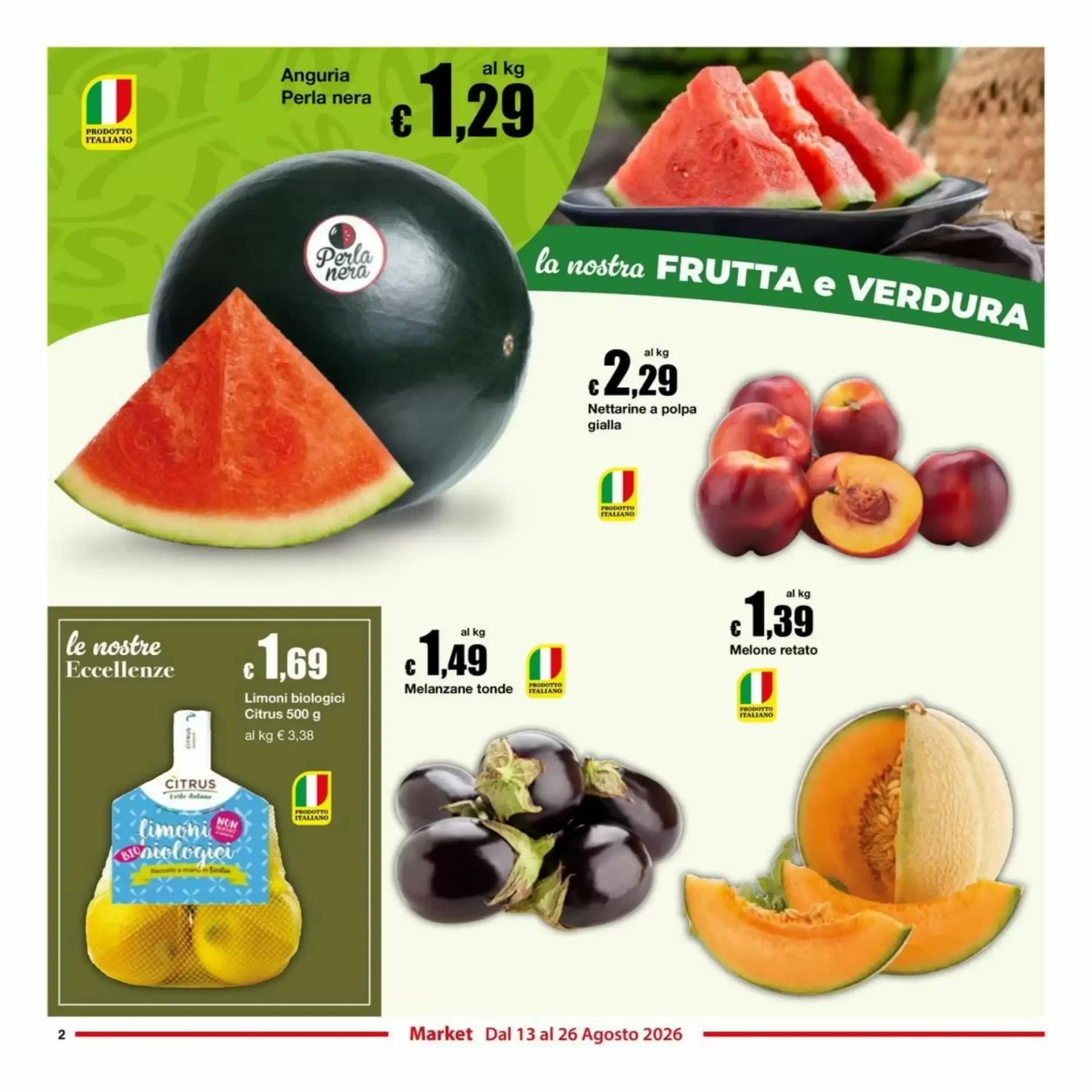 Pagina 2 - Anteprima Volantino Si con te supermercato: Offerte valide dal 13 Agosto 2026 al 26 Agosto 2026