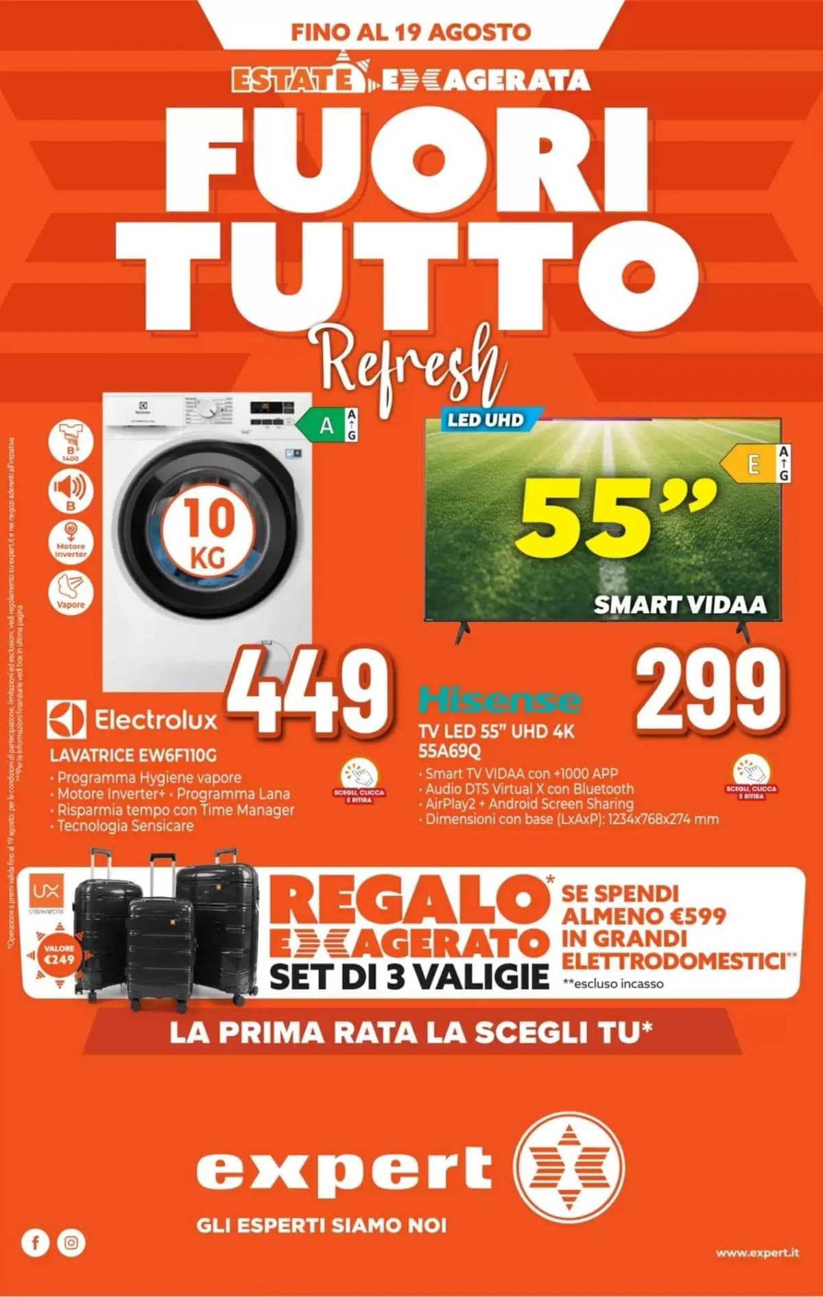 Copertina volantino Expert di Lella