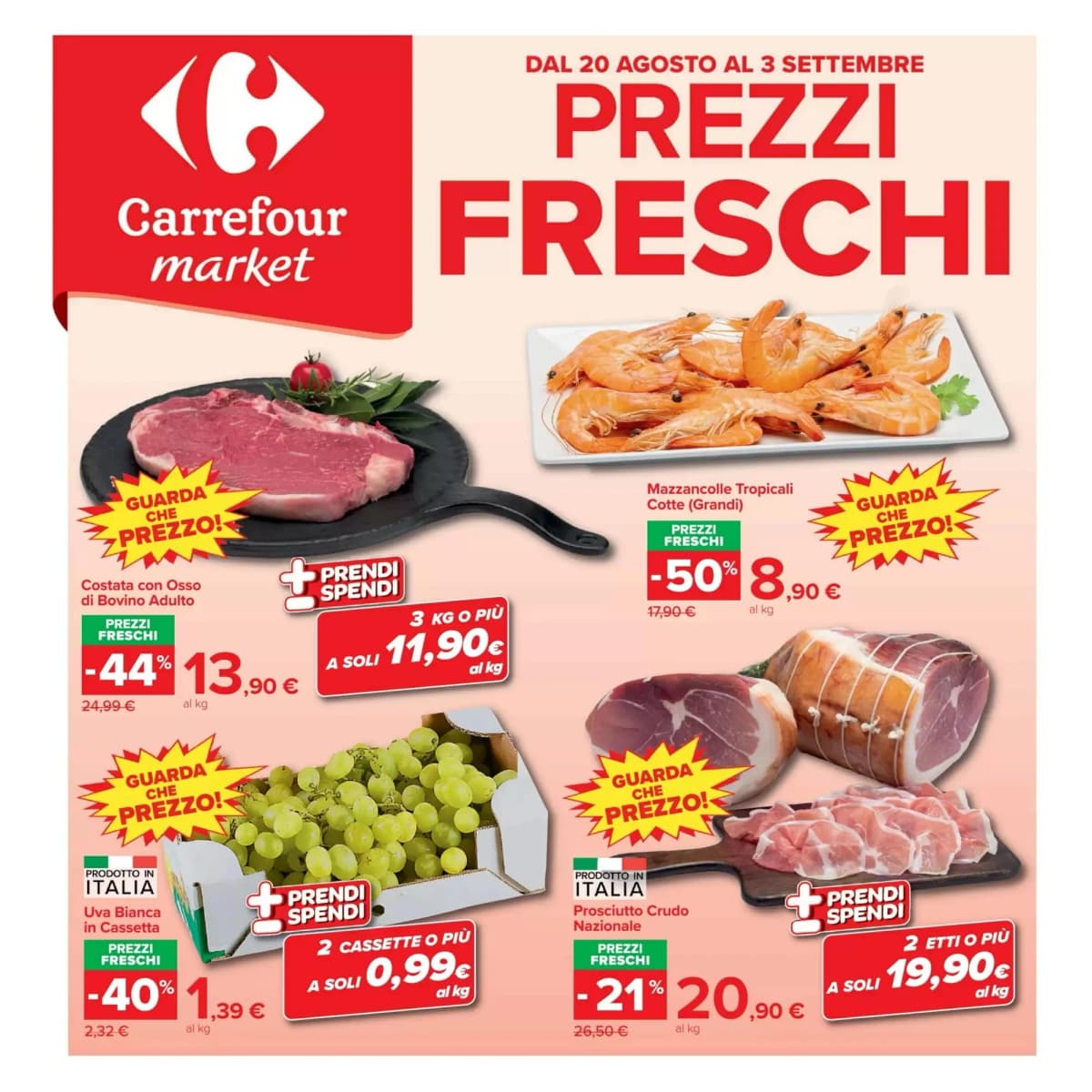 Copertina volantino Carrefour Market