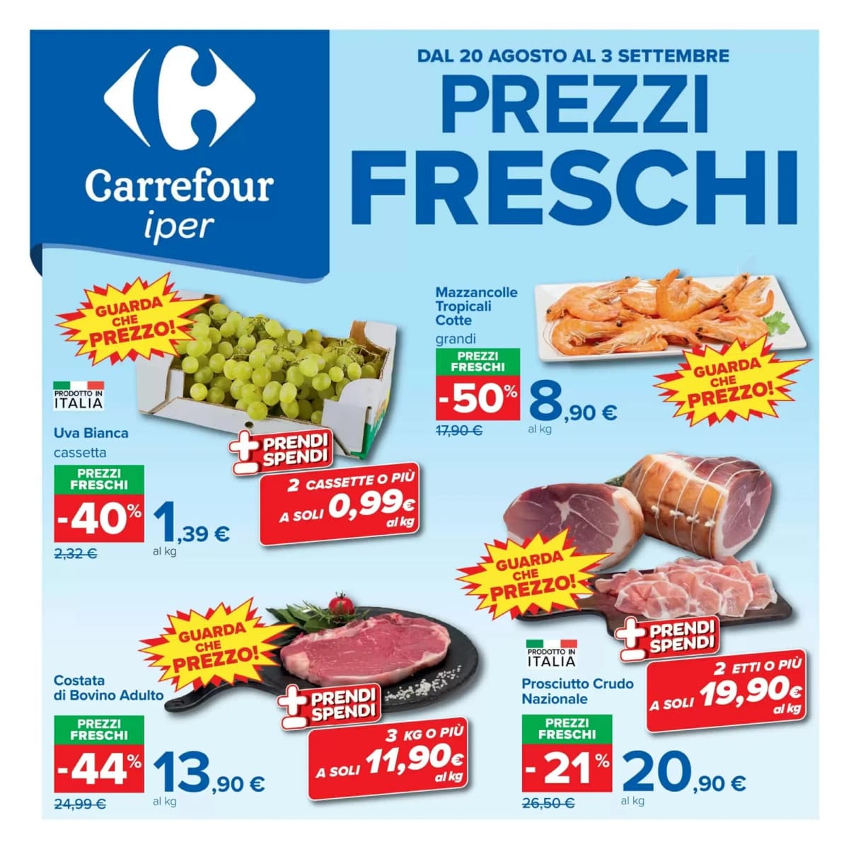 Copertina volantino Carrefour