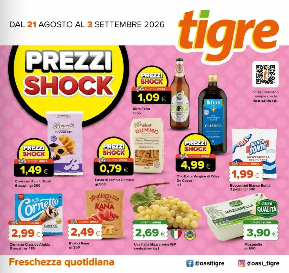 Copertina volantino Tigre