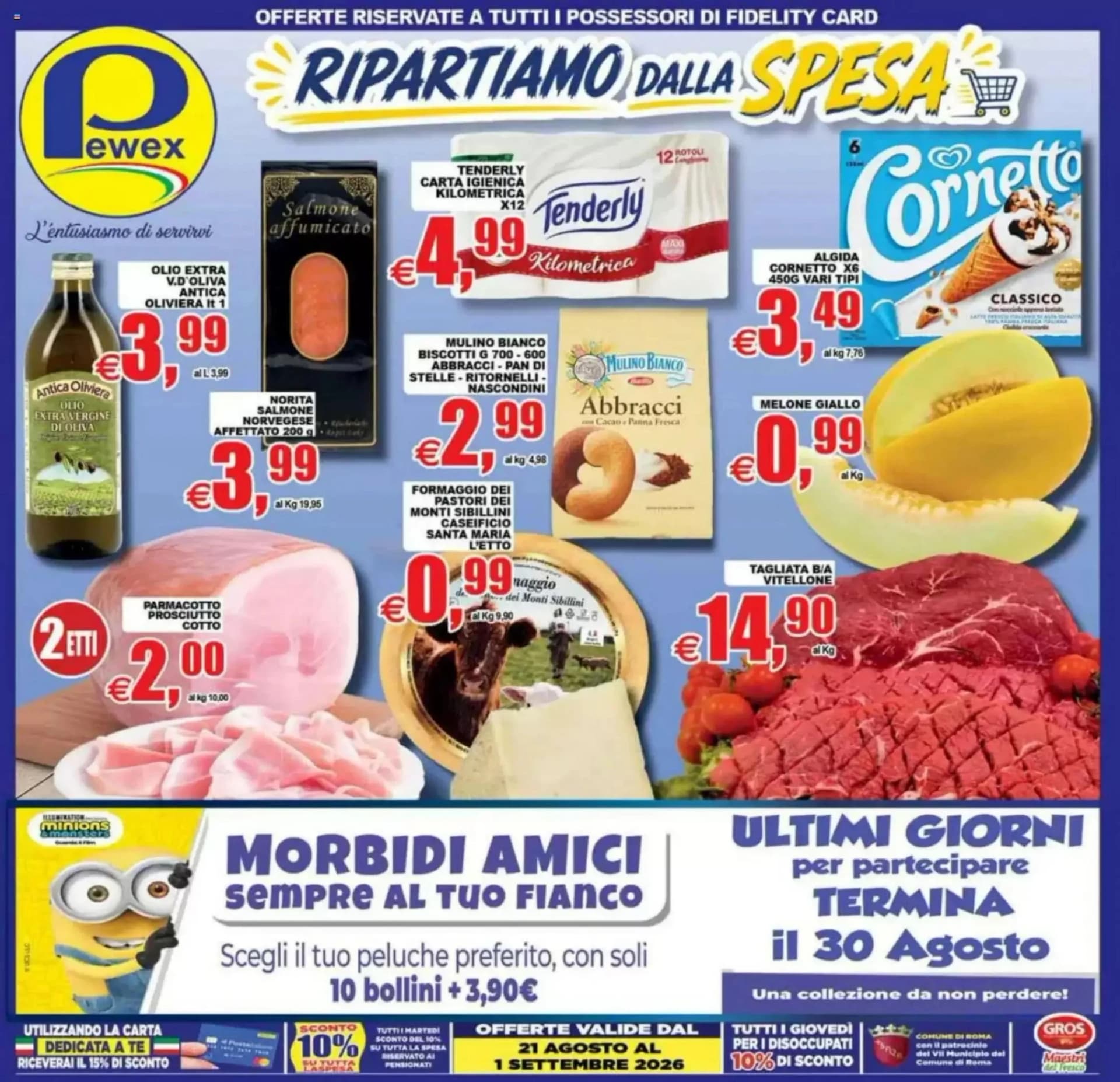 Pagina 1 - Anteprima Volantino Pewex: Offerte valide dal 21 Agosto 2026 al 1 Settembre 2026