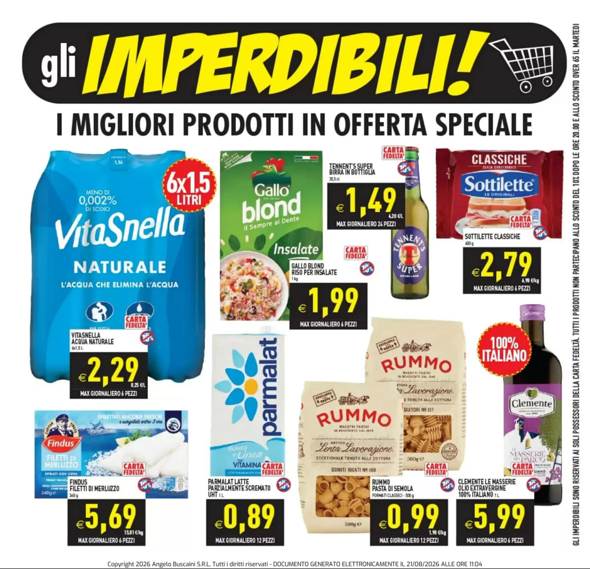 Pagina 2 - Anteprima Volantino Iperfamily: Offerte valide dal 21 Agosto 2026 al 31 Agosto 2026