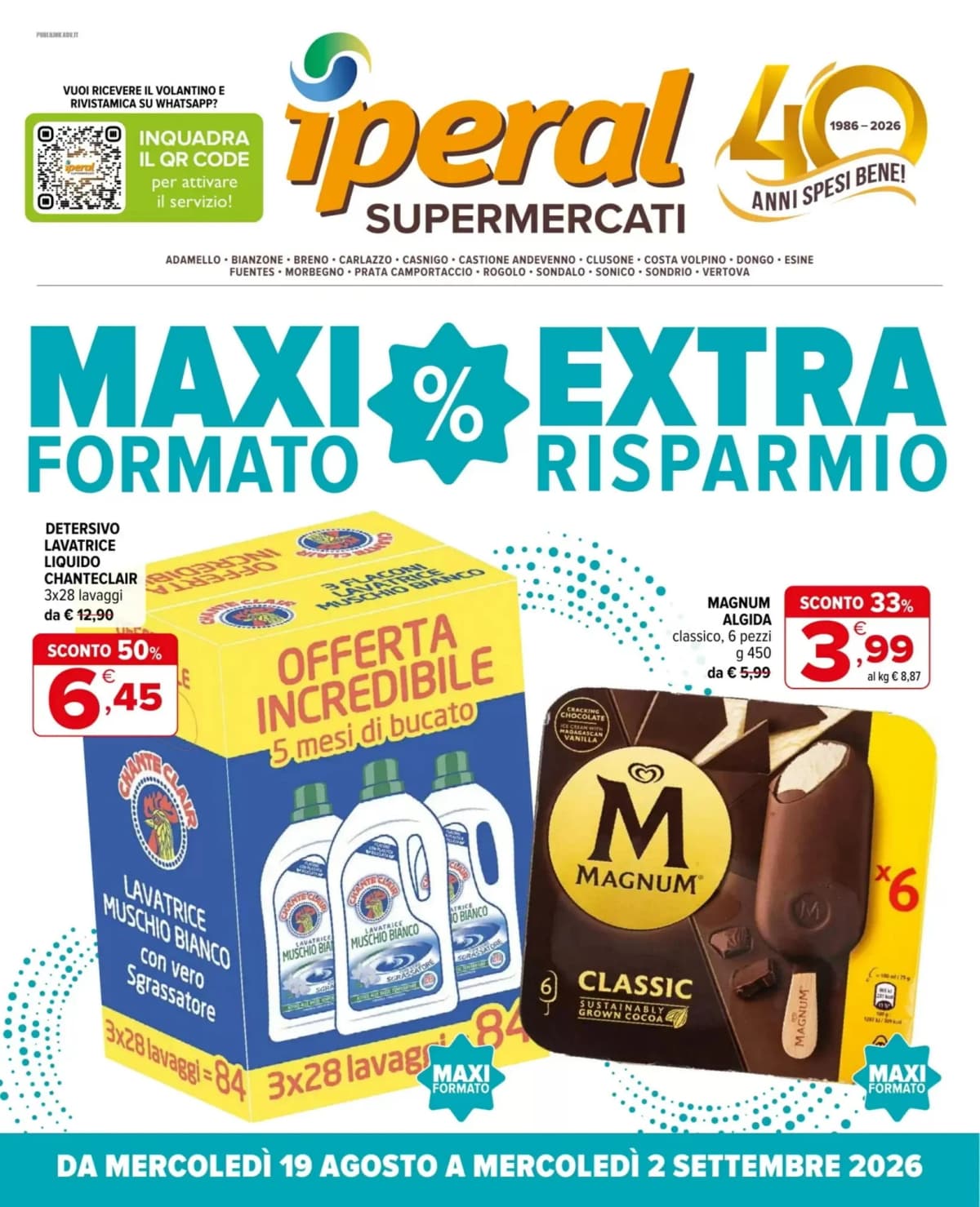 Copertina volantino Iperal