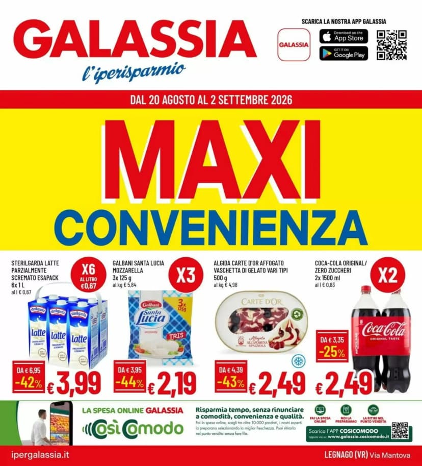 Volantino Galassia