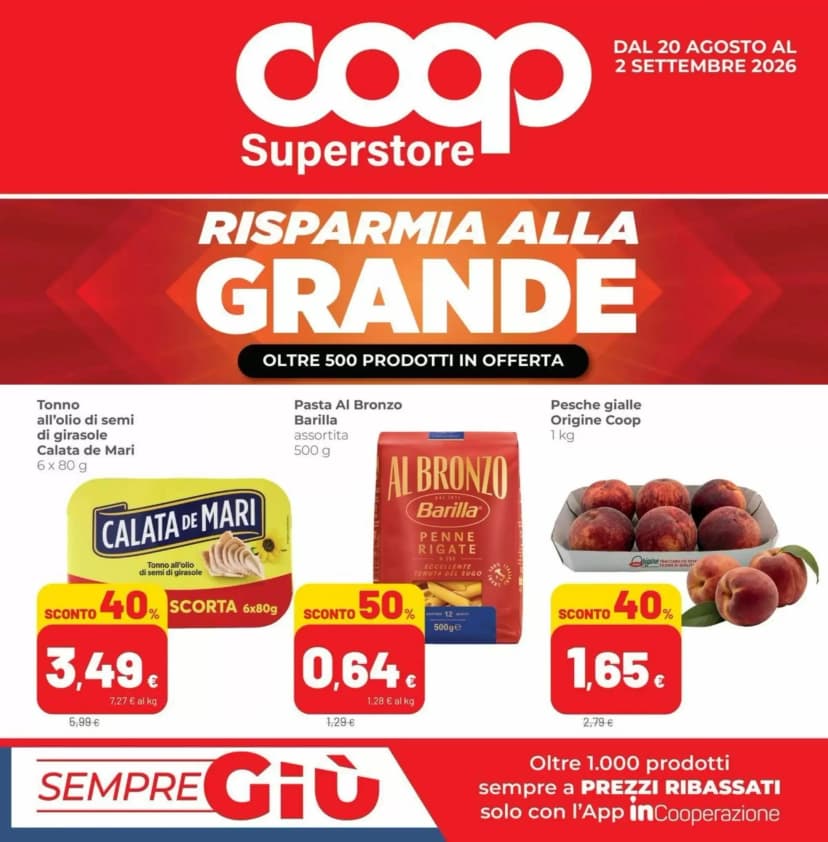 Volantino Coop