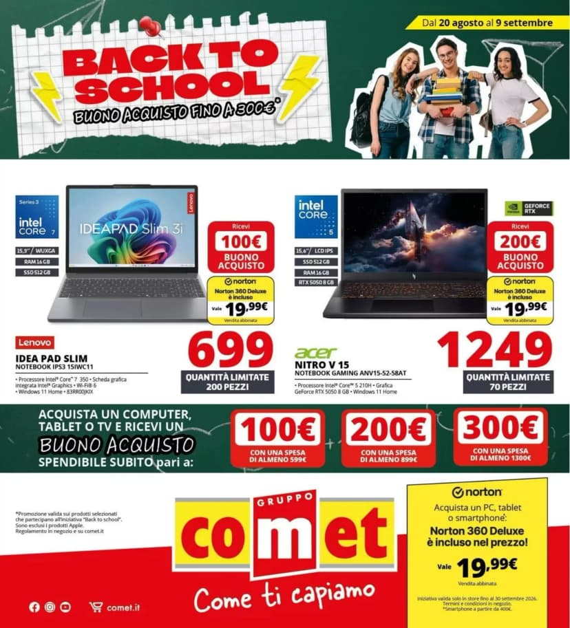 Volantino Comet