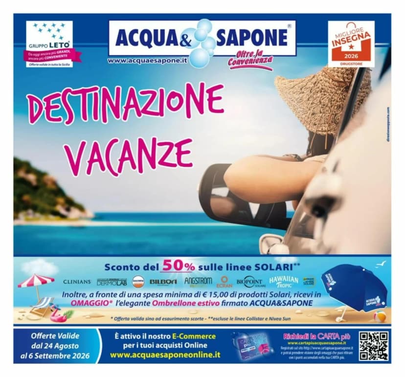 Volantino Acqua & Sapone