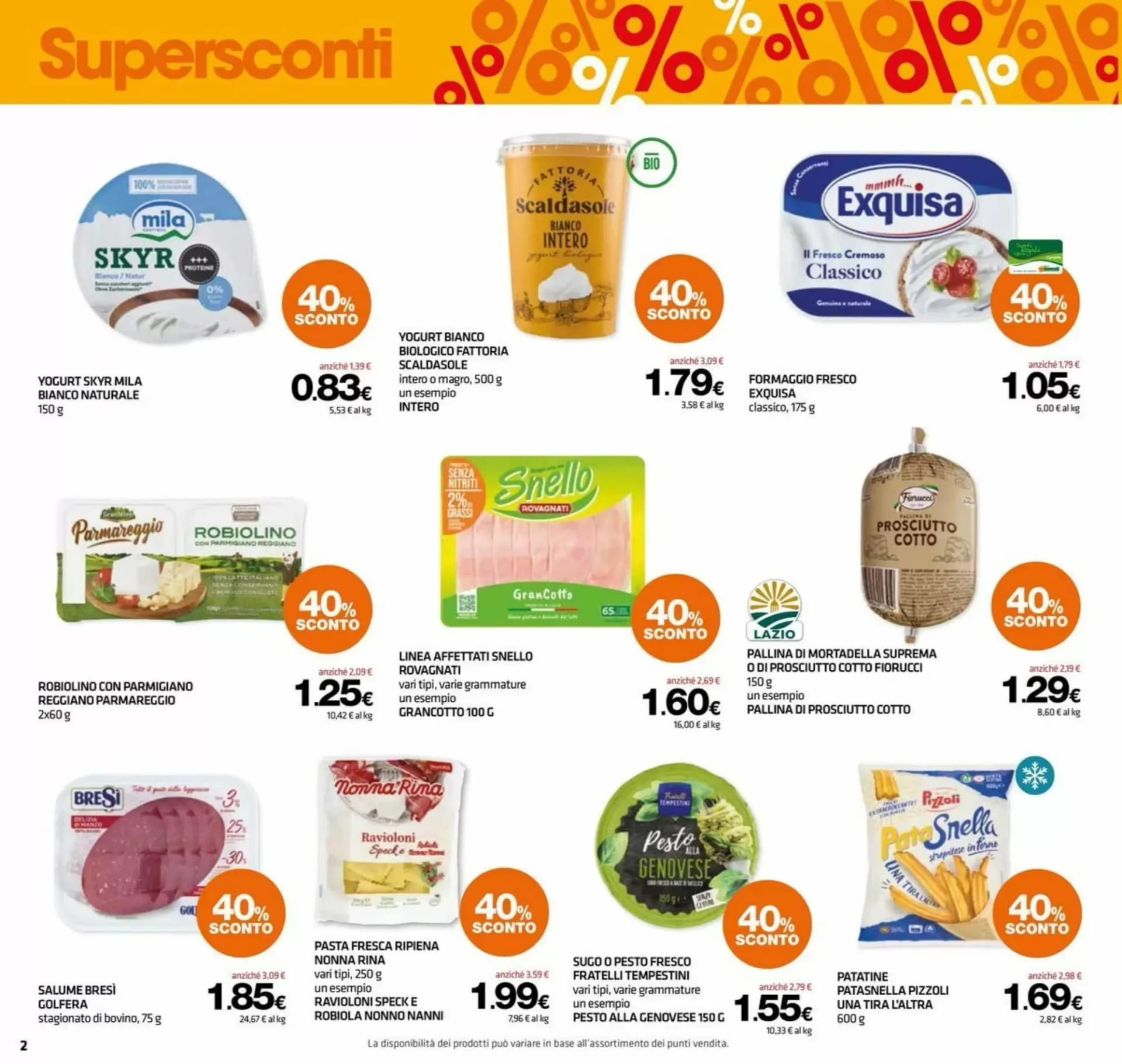 Pagina 2 - Anteprima Volantino Grandi Magazzini Superconti: Offerte valide dal 27 Agosto 2026 al 9 Settembre 2026