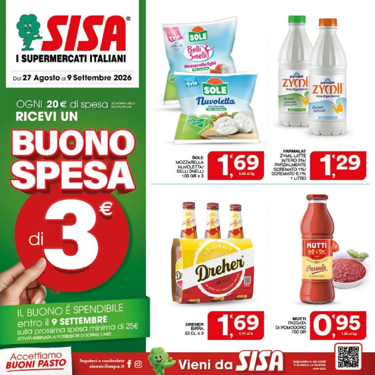 Copertina volantino Sisa