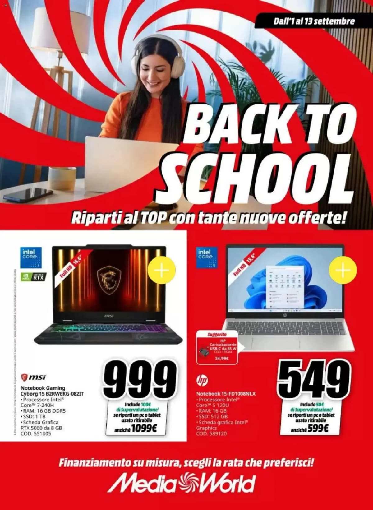 Copertina volantino MediaWorld