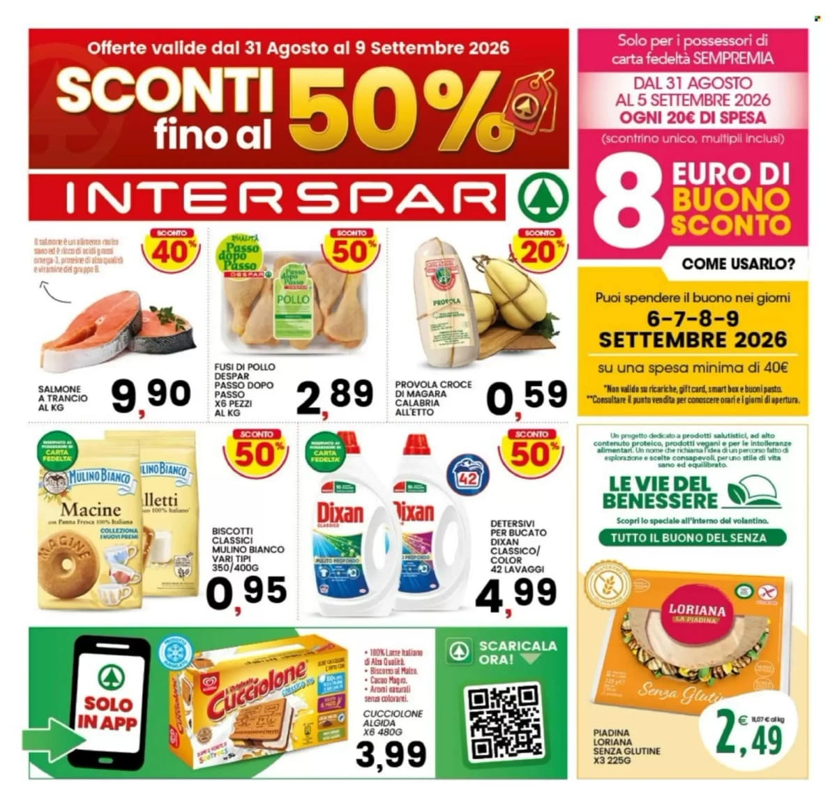 Copertina volantino Interspar
