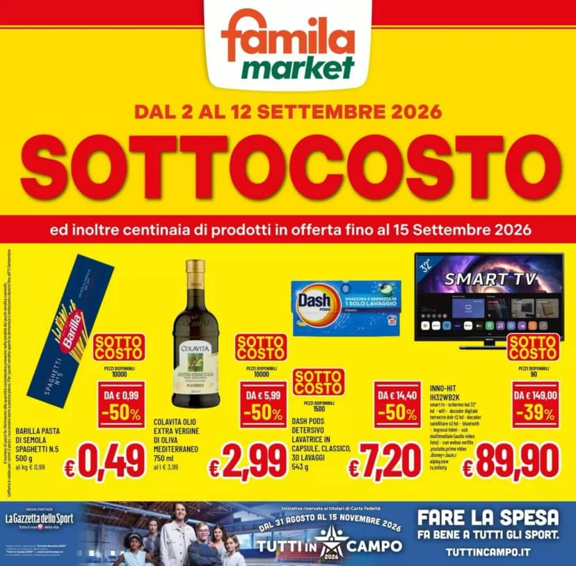 Volantino Famila Market