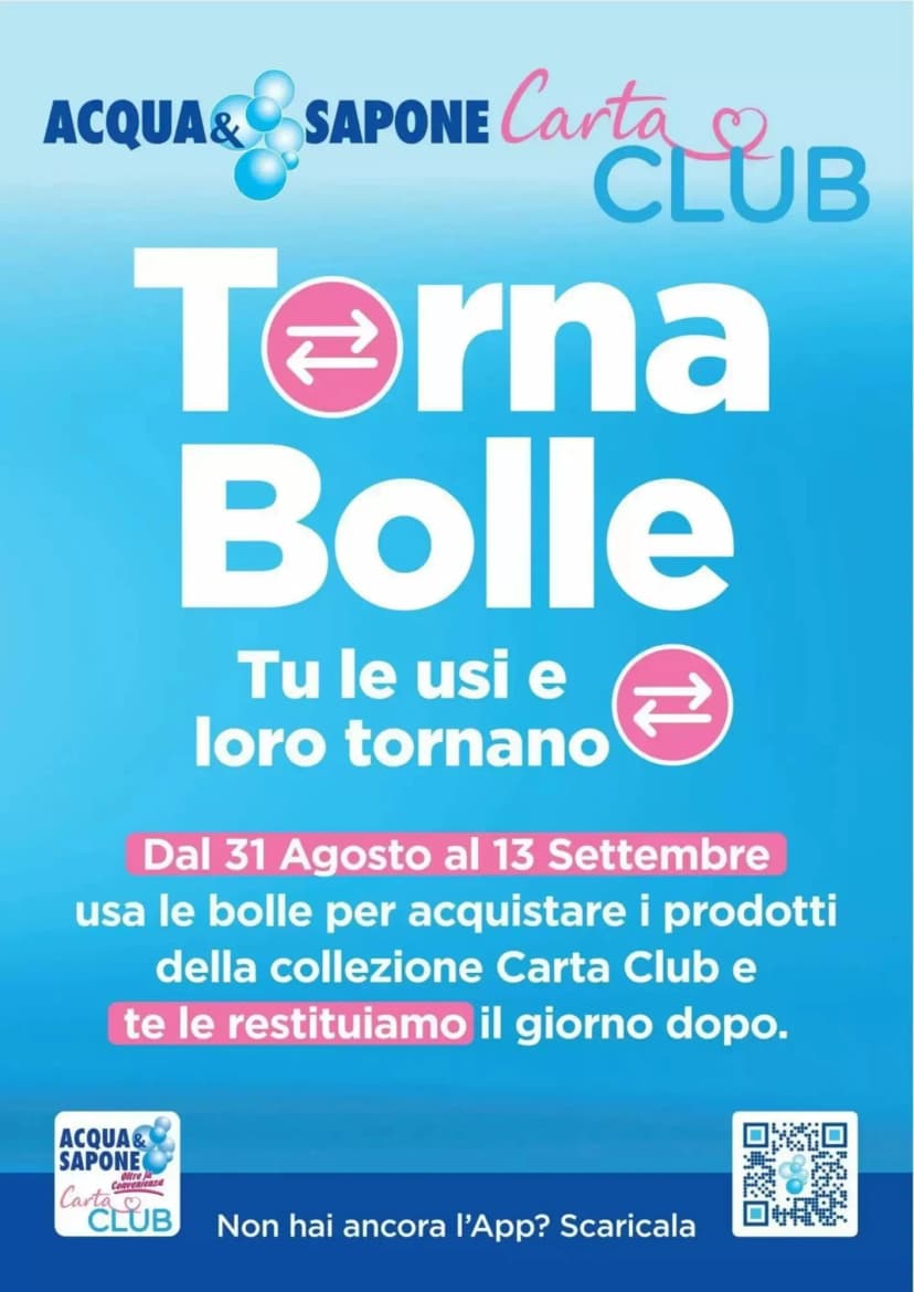 Volantino Acqua & Sapone