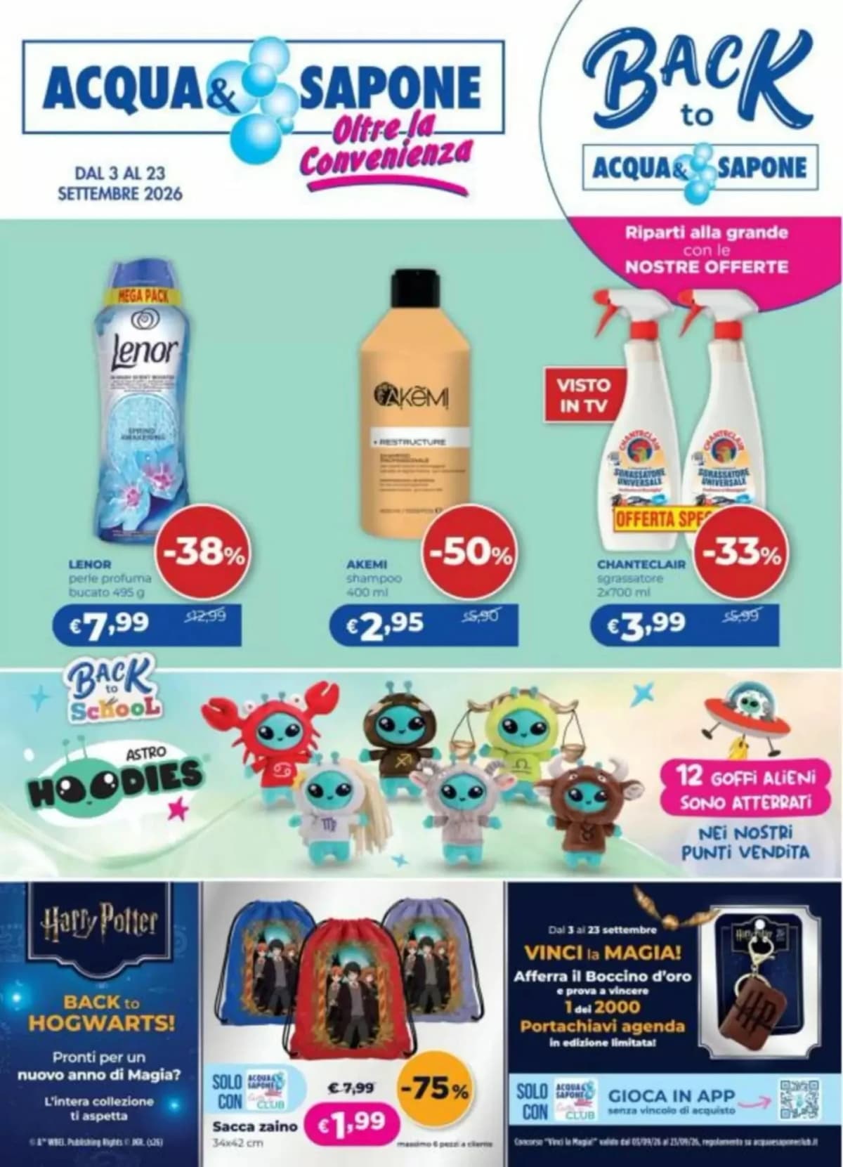 Copertina volantino Acqua & Sapone