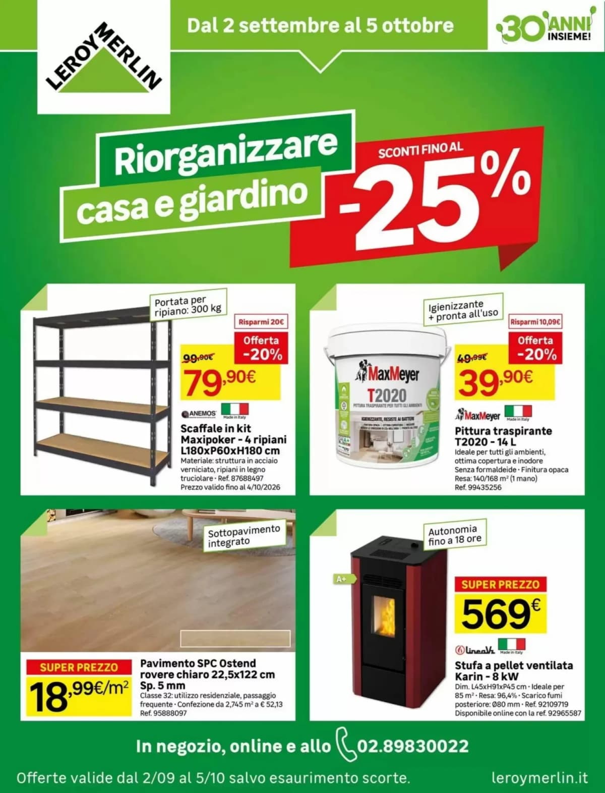 Copertina volantino Leroy Merlin