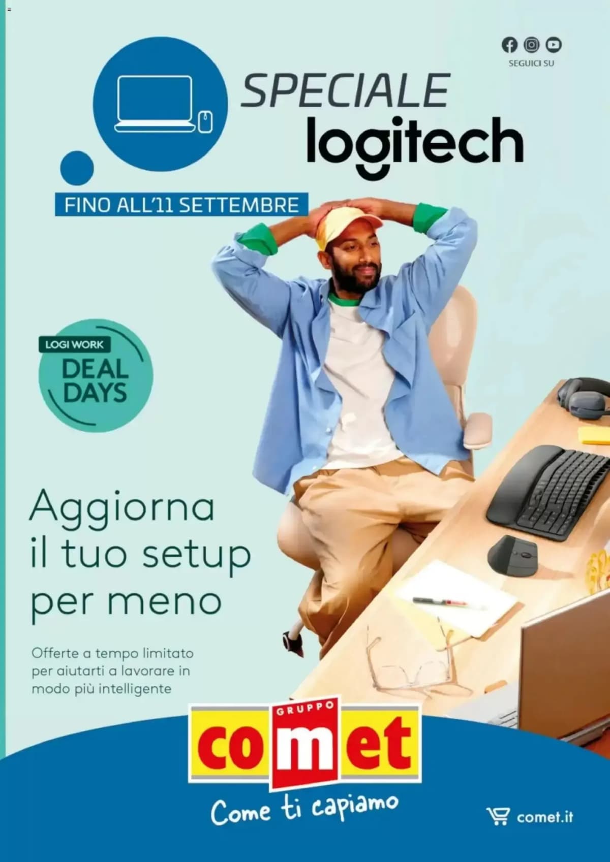 Copertina volantino Comet