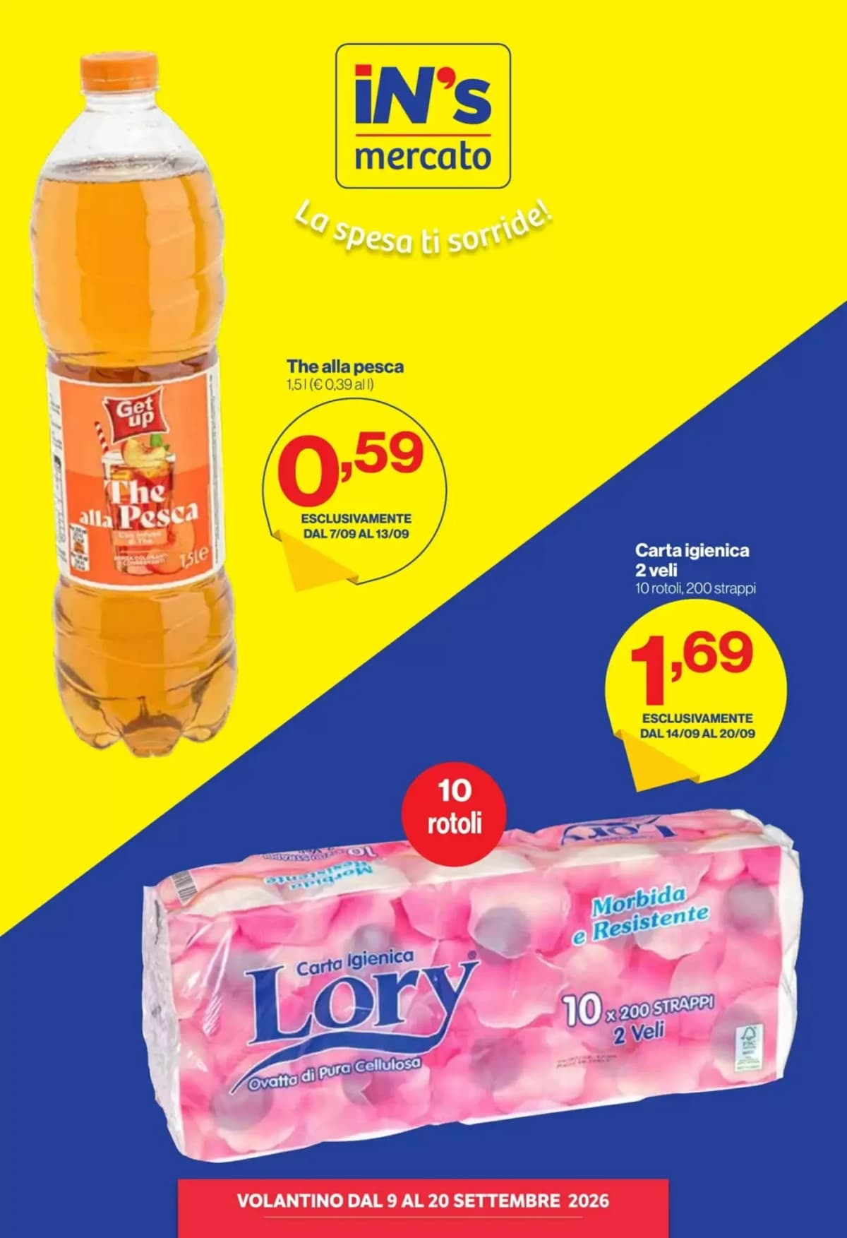 Copertina volantino Ins Discount