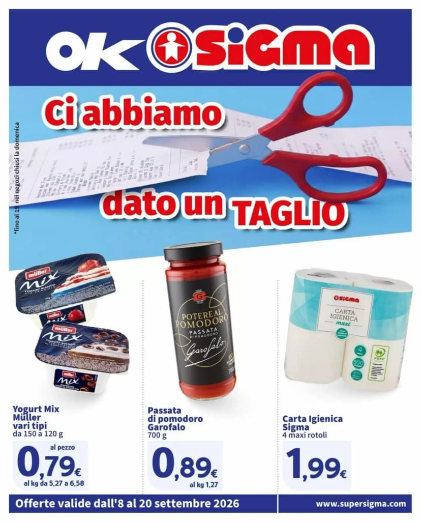 Volantino Ok Sigma