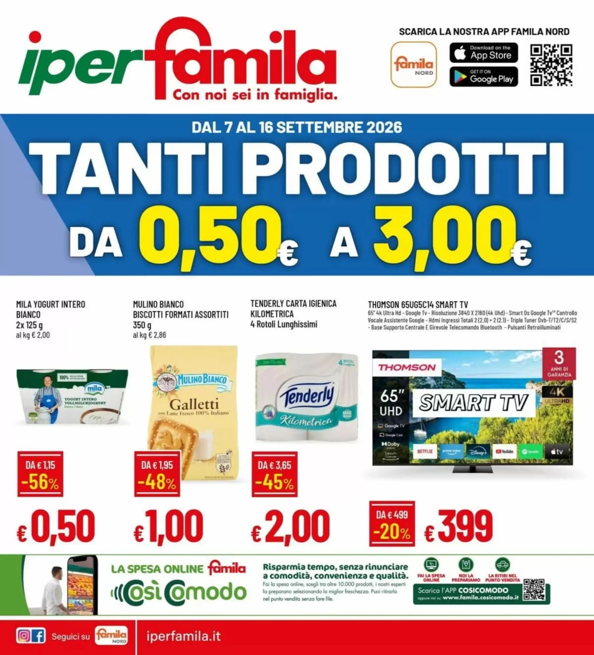 Copertina volantino Iperfamila
