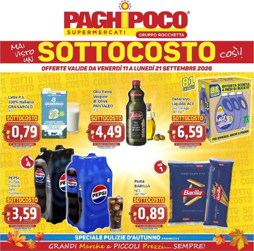 Volantino Paghi Poco