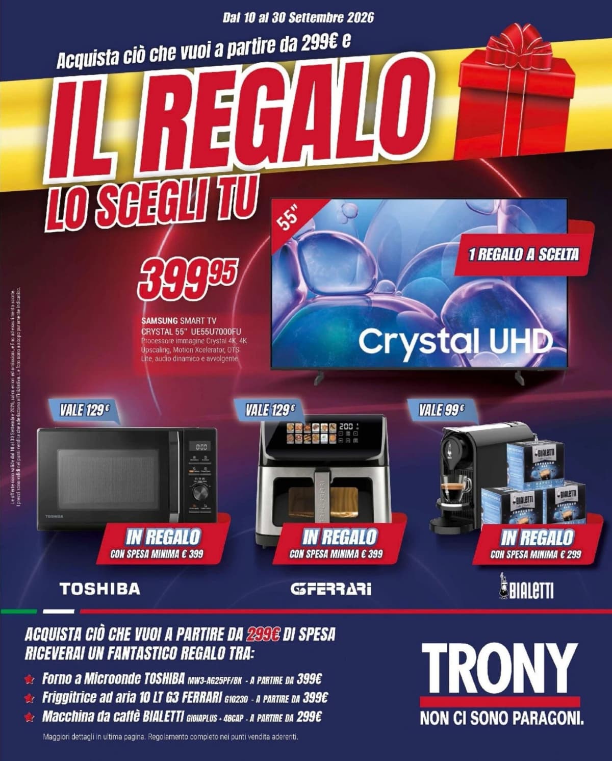 Copertina volantino Trony