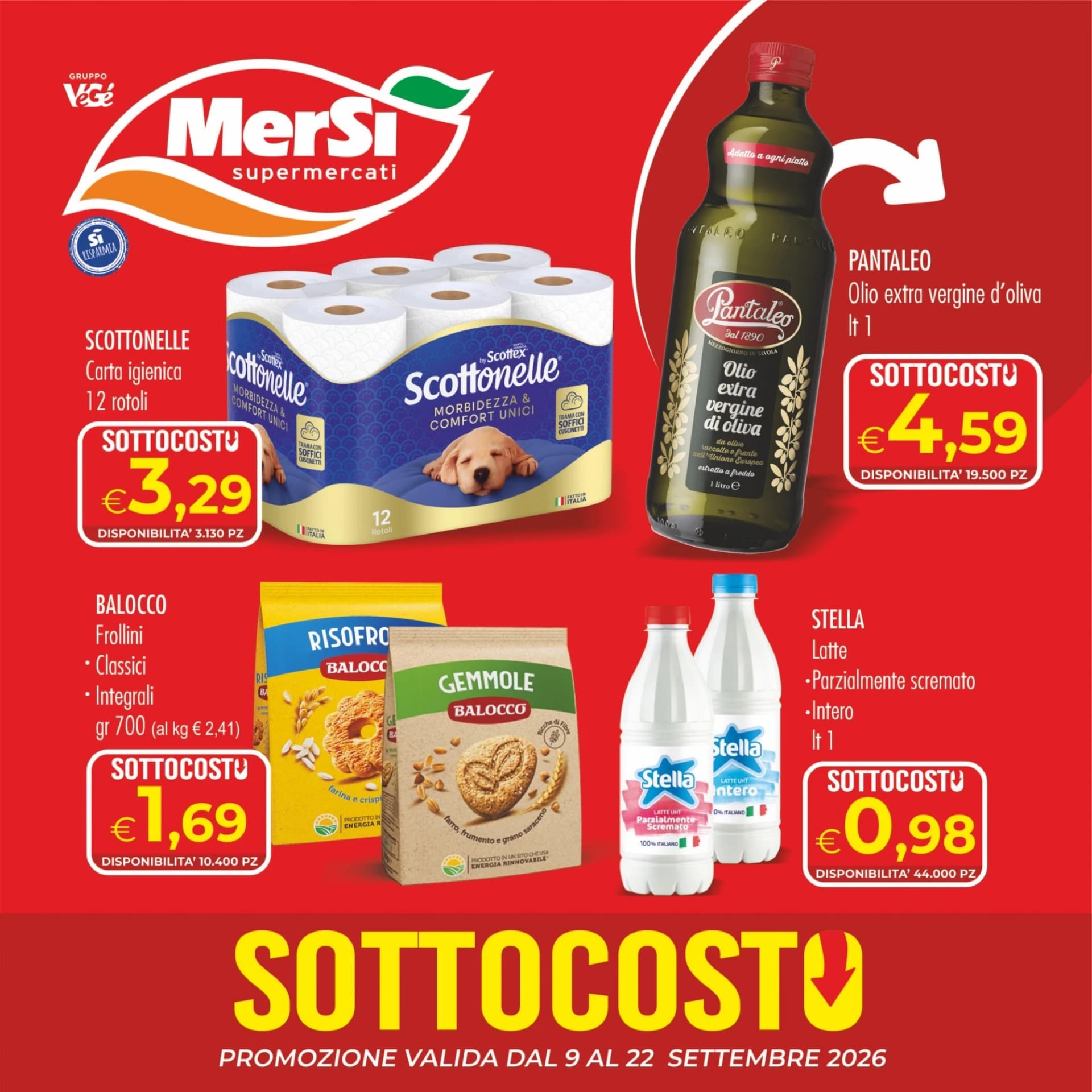 Pagina 1 - Anteprima Volantino Mersi Messina: Offerte valide dal 9 Settembre 2026 al 22 Settembre 2026