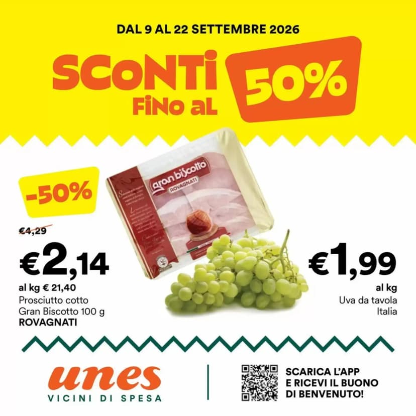 Volantino Unes