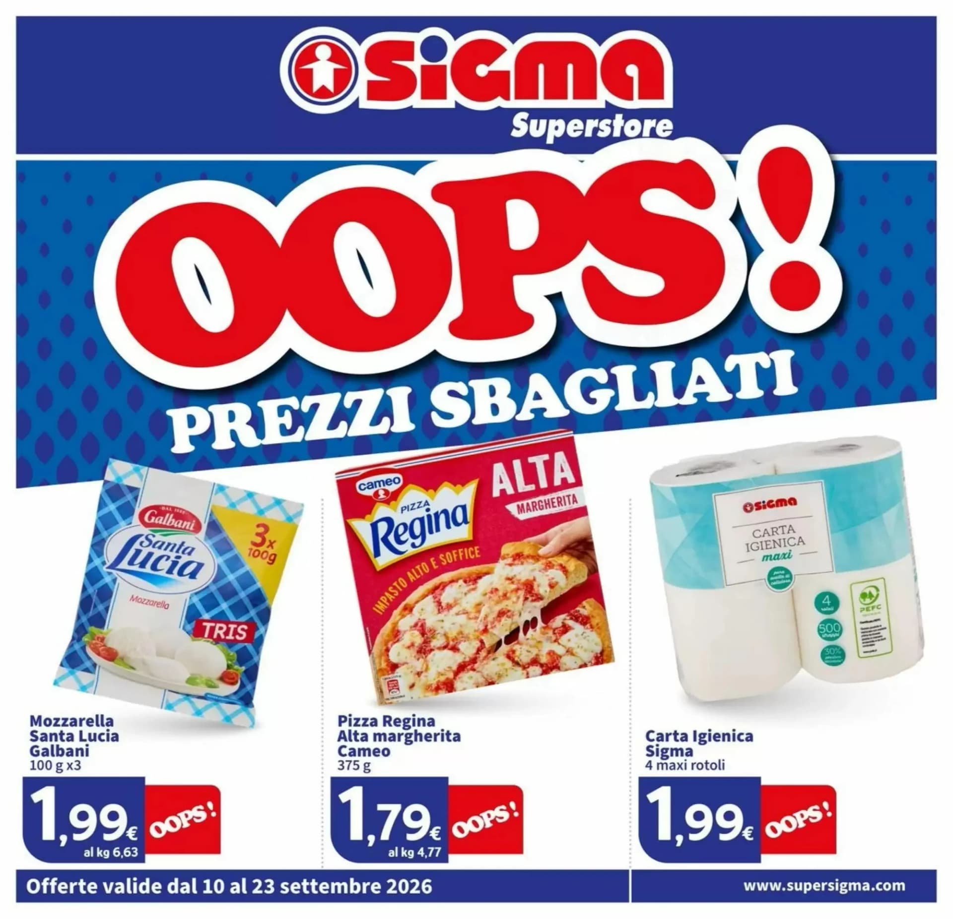 Pagina 1 - Anteprima Volantino Sigma Superstore: Offerte valide dal 10 Settembre 2026 al 23 Settembre 2026