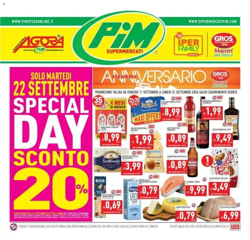 Volantino Pim