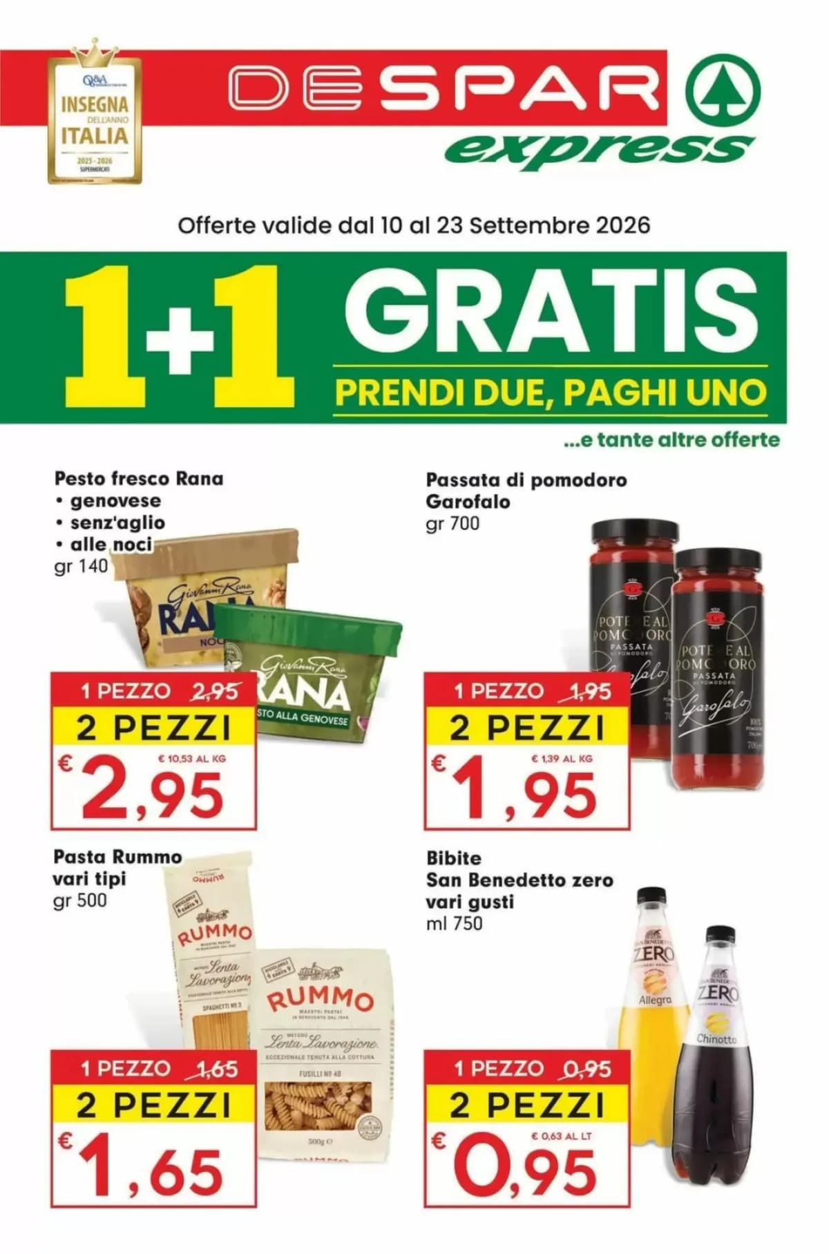 Copertina volantino Despar Express