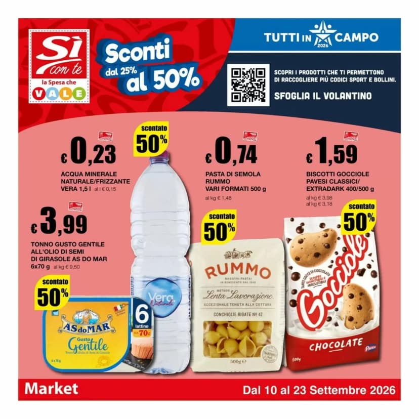 Volantino Si con te supermercato