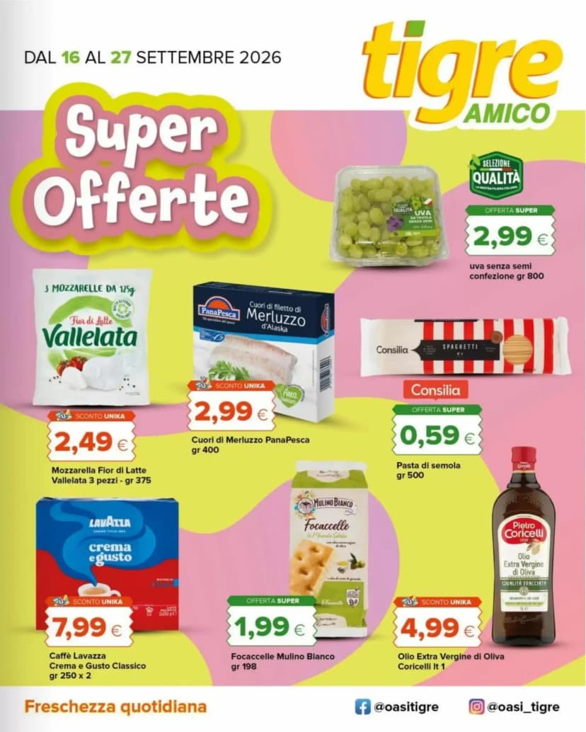 Volantino Tigre amico