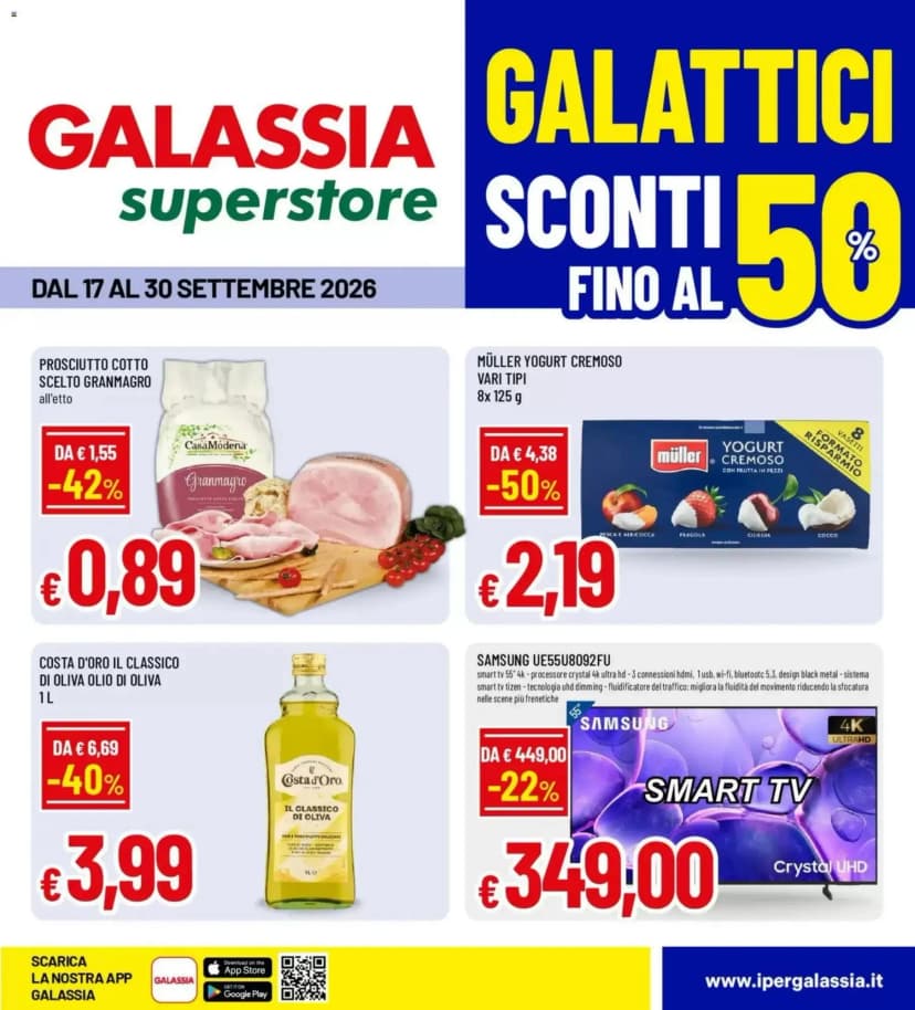 Volantino Galassia