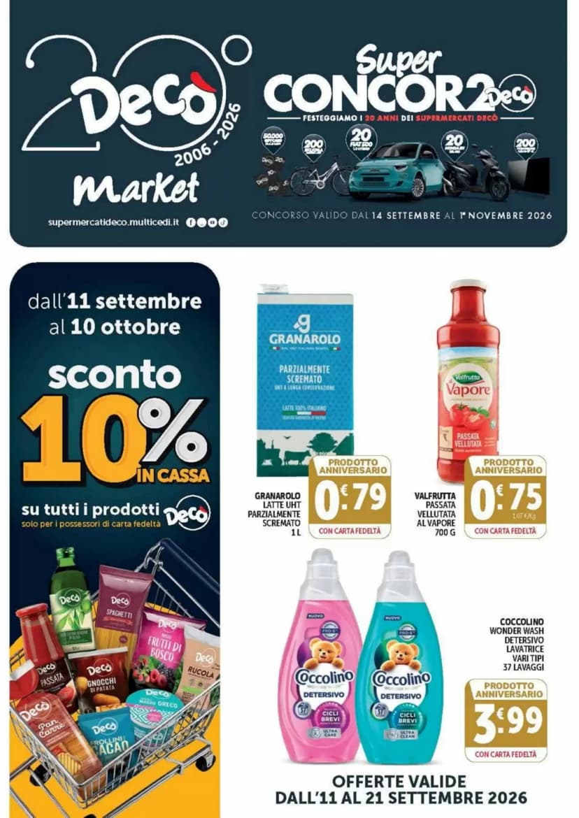 Volantino Decò Market