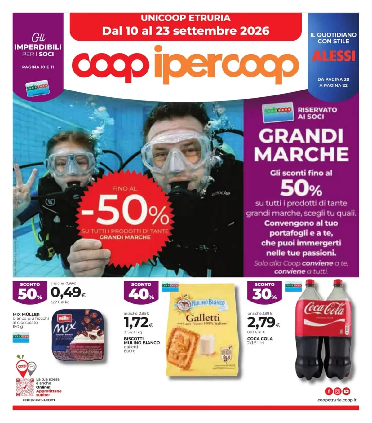 Copertina volantino Unicoop